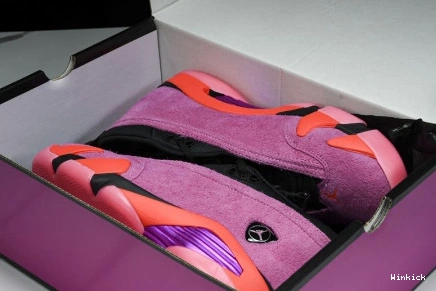 RETRO JORDAN 14 SHOCKING DH4121-600 (W) LOW PINK 0802